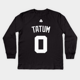 Jayson Tatum Kids Long Sleeve T-Shirt